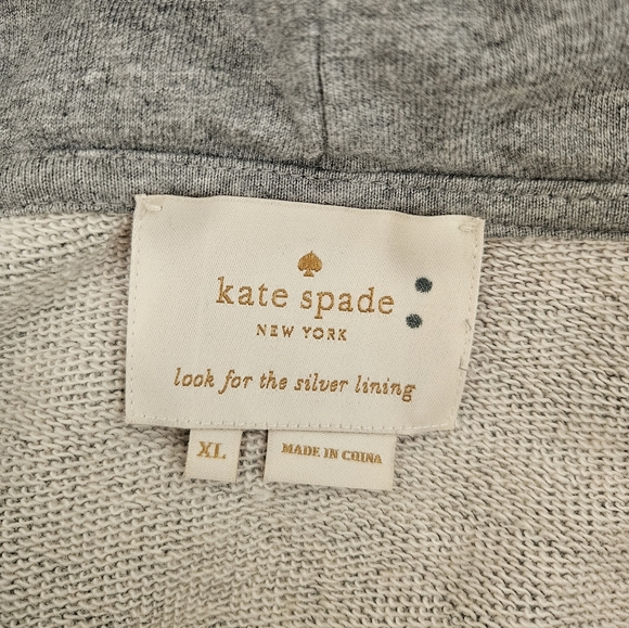 kate spade Gray Floral Long Sleeve Dress - Picture 10 of 11